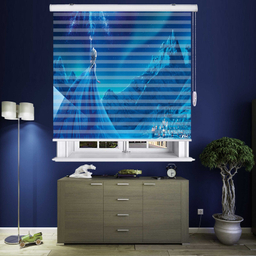 پرده زبرا زیو مدل K3123 سایز 150x150 سانتی متر
