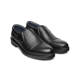 کفش کلاسیک نوین چرم مدل بی بند 7810 Fm- MS3185 رنگ مشکی