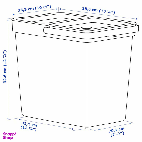 سطل ایکیا مدل HALLBAR کد 204