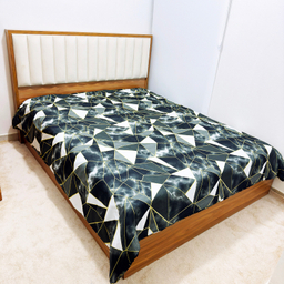 سرویس ملحفه دو نفره چهار تکه ناتوسا مدل هندسی کد 180