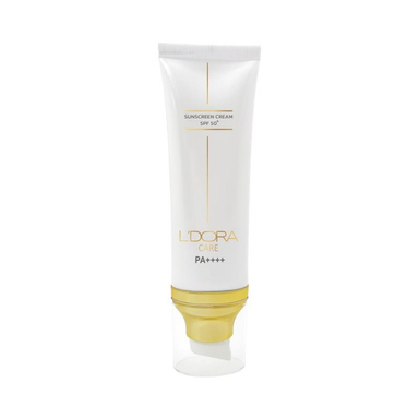 کرم ضد آفتاب بی رنگ لدورا مدل SPF50+ حجم 80 میلی لیتر