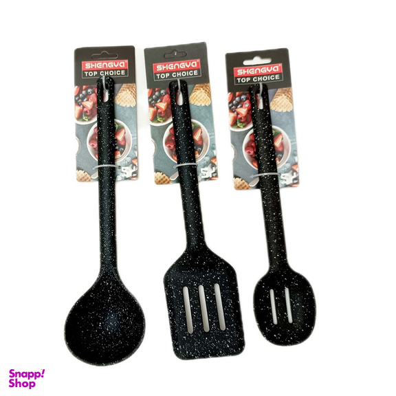 سرویس کفگیر و ملاقه شنگیا مدل P5016 مجموعه 3 عددی