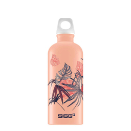 قمقمه سفری سیگ سری SIGG Water Bottle مدل Florid طرح Shy Pink Touch 8803.20 حجم 600 میلی لیتر
