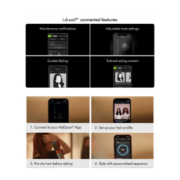 سشوار برس دار حالت دهنده دایسون مدل Airwrap id HS08 VBTO Straight and Wavy