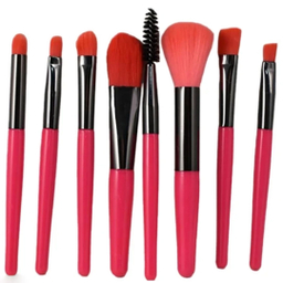 ست براش آرایشی مدل مینی کد 100 مجموعه 8 عددی