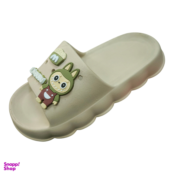 دمپایی زنانه زیتون مدل ویدا لبوبو ویانزا رنگ کرم