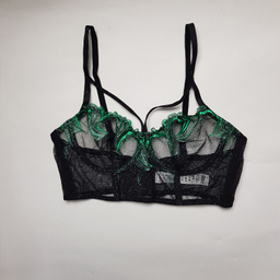 ست شورت و سوتین زنانه برتا مدل توری کد 1031ZG رنگ مشکی