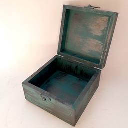 جعبه هدیه چوبی مدل فانتزی طرح دلنوشته کد SB08