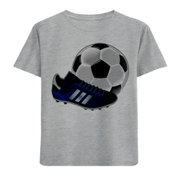 تیشرت آستین کوتاه بچگانه مدل کتونی و توپ F915