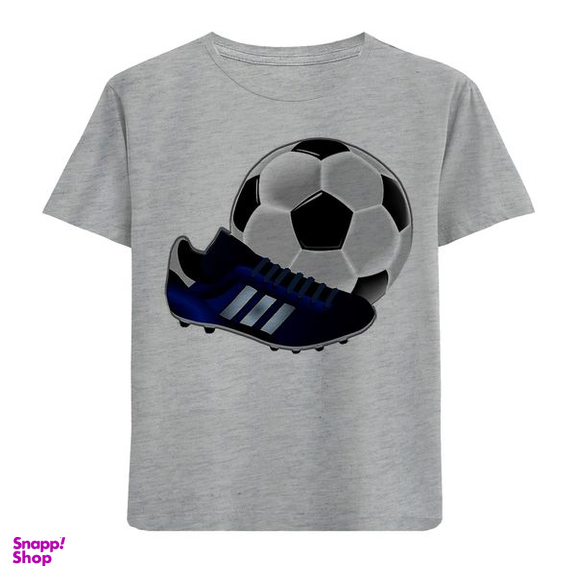 تیشرت آستین کوتاه بچگانه مدل کتونی و توپ F915