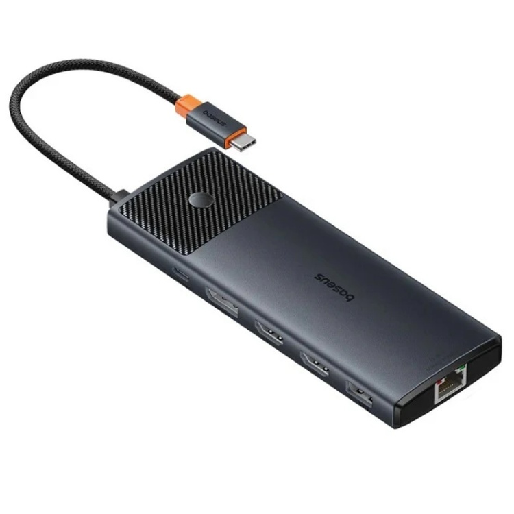 هاب 11 پورت Type-C بیسوس مدل Metal Glam Series II B00061801123-00