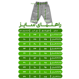 شلوارک پسرانه مدل جین تایم کد 1254