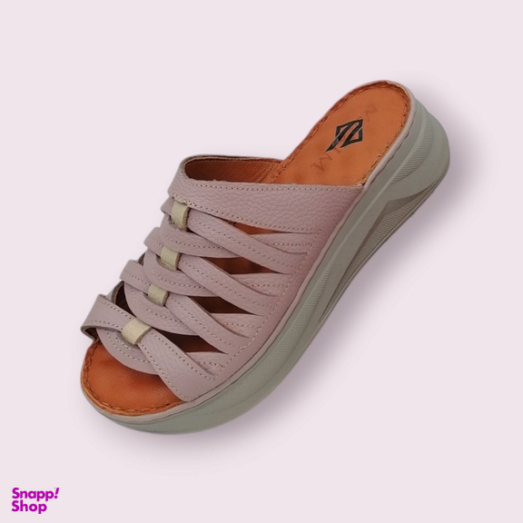 صندل طبی زنانه چرم ریباری مدل S5
