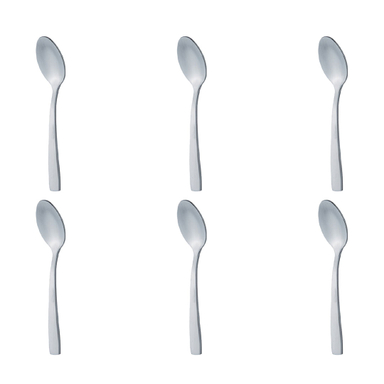 قاشق چای خوری ناب استیل مدل فلورانس ساتین بسته 6 عددی