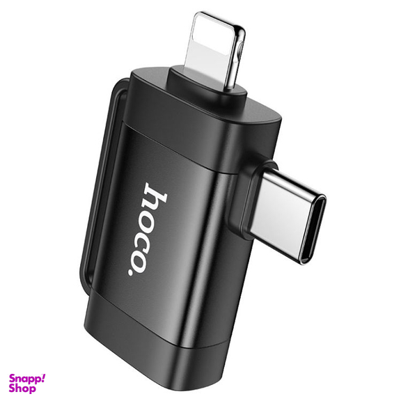 مبدل OTG لایتینک و تایپ سی به usb هوکو UA31ّF