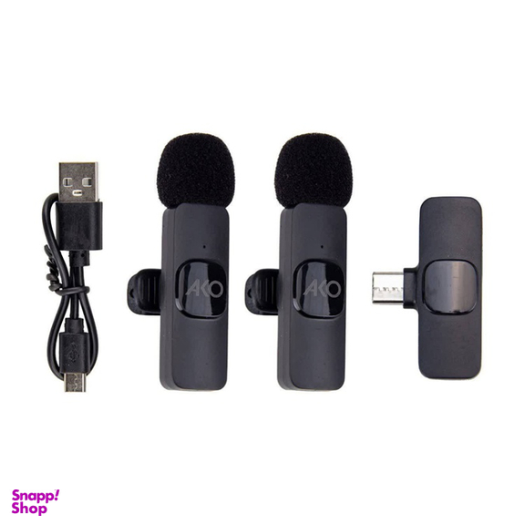میکروفون بی سیم یقه ای آکو کد AUB-6