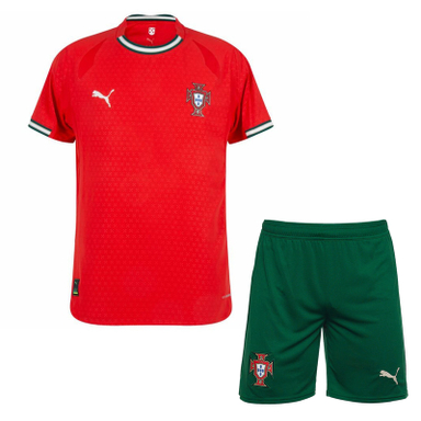 ست تیشرت و شلوارک ورزشی پسرانه مدل پرتغال Home 2026