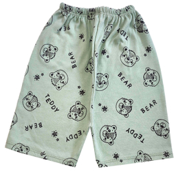 ست تیشرت و شلوارک نوزادی مدل خرس کد 3941 رنگ سبز