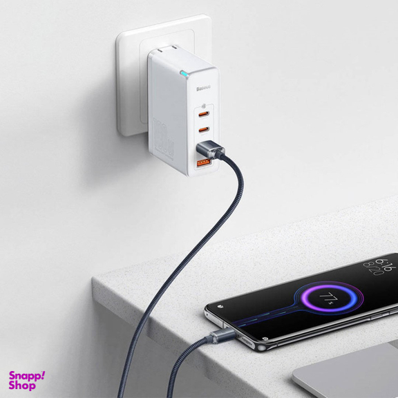 کابل سوپر فست شارژ USB به Type-C بیسوس مدل Crystal Shine CAJY000401 طول 1.2 متر