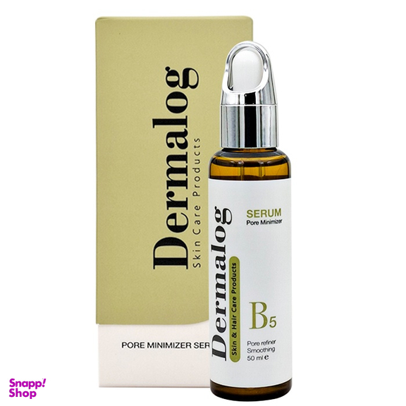 سرم منافذ پوست ویتامین ب5 درمالوگ مدل pore minimizer حجم 50 میلی لیتر