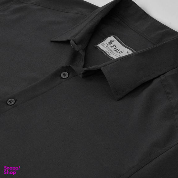 پیراهن آستین کوتاه پسرانه مدل 829002602 تترون رنگ مشکی