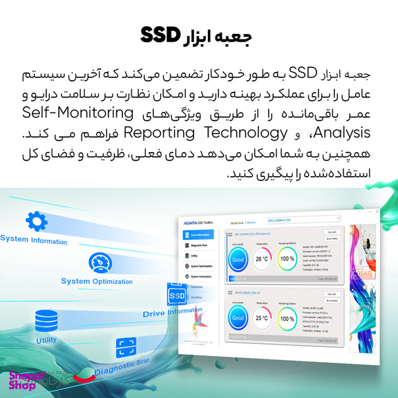 اس اس دی اینترنال ای دیتا مدل SU650 ظرفیت 256 گیگابایت