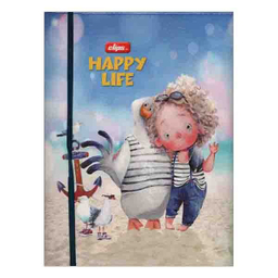 دفتر کلاسوری 100 برگ کلیپس مدل 05-PU-1428