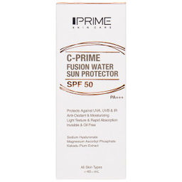 فلوئید ضد آفتاب پریم مدل C-Prime Fusion Water SPF 50 حجم 40 میلی لیتر