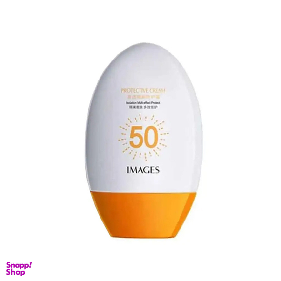 کرم ضد آفتاب بدون رنگ ایمجز SPF 50 مدل Protective مناسب انواع پوست حجم 45 میلی لیتر مجموعه 2 عددی