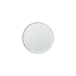 بشقاب زی مدل فرم اس کوچک سایز 9 سفید درجه عالی بسته شش عددی