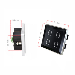 کلید لمسی چهارپل مایا مدل MT4ES11