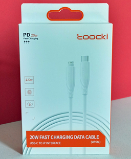 کابل تبدیل USB-C به Lightning توکی مدل TQ-X38C1 طول 1 متر