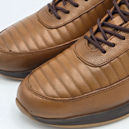 کفش راحتی مردانه شمس کد 08754 رنگ قهوه‌ای