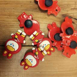 پیکسل استیکر جیبیتز کراکس مدل دختر کارتونی پایه دار