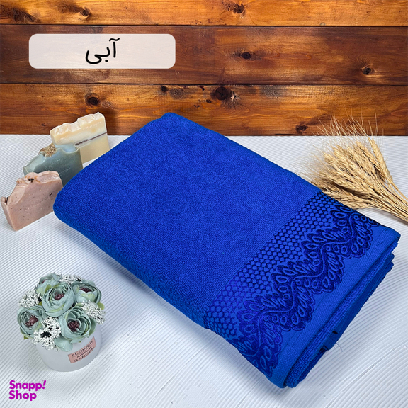 حوله حمام دنیز طرح نازلی سایز 100×155 سانتی متر