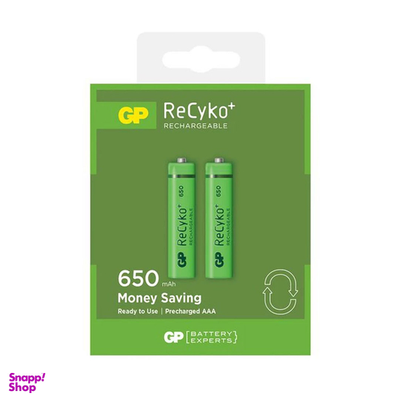 باتری نیم قلمی قابل شارژ گیگاست مدل +ReCyko ظرفیت 650 میلی آمپر