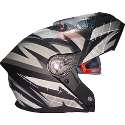 کلاه کاسکت ردلاین مدل فک متحرک عینک دار کد RE938_2