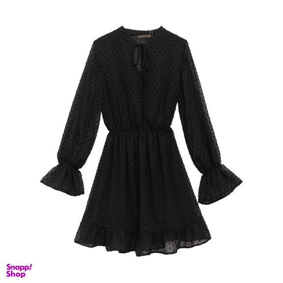 پیراهن زنانه برنس مدل پرنسا رنگ مشکی