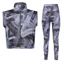 ست نیم تنه و شلوار ورزشی زنانه پانیل مدل 45504085GYPR