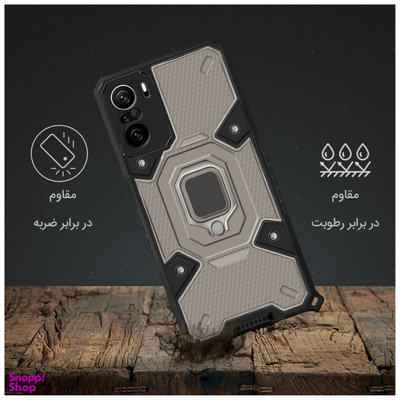 کاور مای کیس مدل harsh مناسب برای گوشی موبایل شیائومی Redmi K40 / K40 Pro به همراه بند آویز