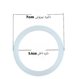 واشر موکاپات 6 کاپ مدل Mp بسته دو عددی