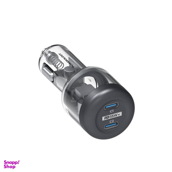 شارژر فندکی کریستالی 35 وات پاورولوژی مدل Powerology Pccsr011