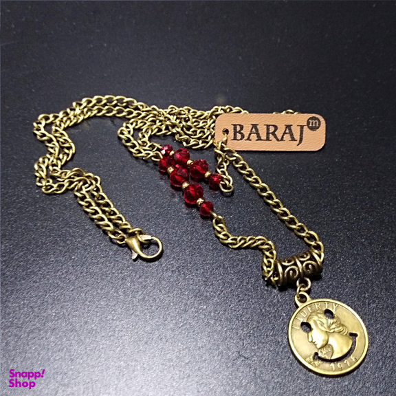 گردنبند زنانه باراج من مدل سکه کد G-B018