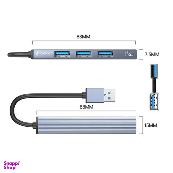 USB هاب 4 پورت USB 3.0 اوریکو مدل AH-A13