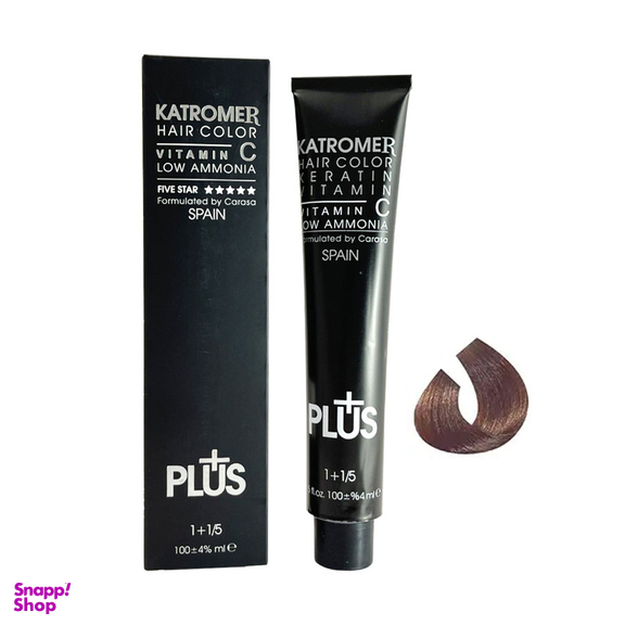 رنگ مو کاترومر شماره Kp4 رنگ قهوه اسپرسو حجم 100 میلی لیتر