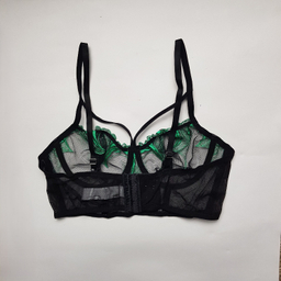 ست شورت و سوتین زنانه برتا مدل توری کد 1031ZG رنگ مشکی