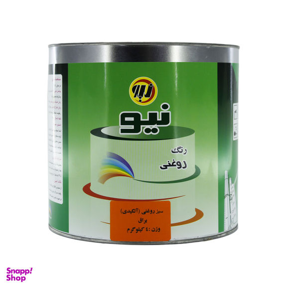 رنگ سبز روغنی نیو کد 6 وزن 4 کیلوگرم