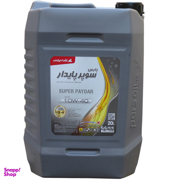 روغن موتور شرکت نفت پارس مدل +10W40, CI4 حجم 20 لیتر