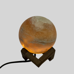 آباژور سنگ نمک مدل گوی طرح آرامش