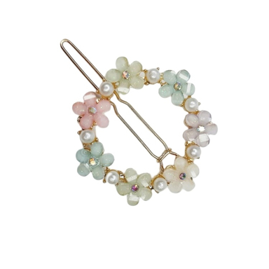 گیره مو دخترانه طرح گل کد 77